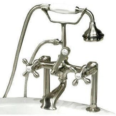 Cambridge Plumbing Clawfoot Tub Faucet w/ Hand Held Shower- 6