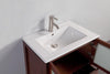 Image of Legion Furniture 24" Cherry Solid Wood Sink Vanity With Mirror WA7924C