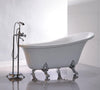 Image of Legion Furniture 69" White Acrylic Tub, No Faucet WE6310 - Houux