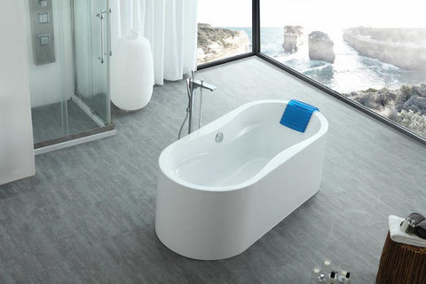 Legion Furniture 66" White Acrylic Tub, No Faucet WE6847