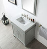 Image of Legion Furniture WH7730-CG 30" Wood Sink Vanity With Ceramic Top, No Faucet