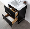 Image of Legion Furniture WH7824-E 24" Wood Sink Vanity With Ceramic Top, No Faucet