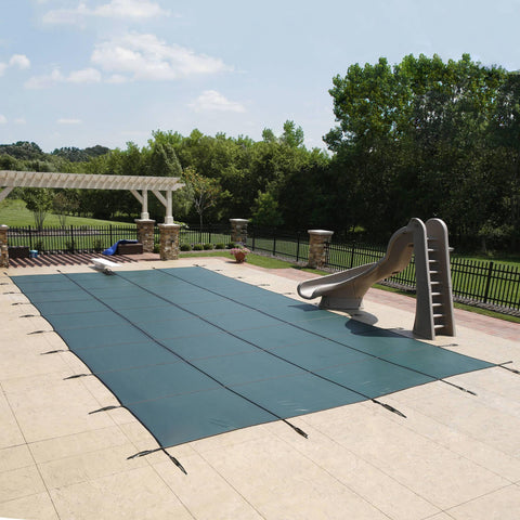 20-Year Ultra Light Solid In-Ground Pool Safety Cover - Houux