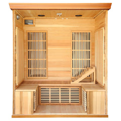 Cedar Elite 3-4 Person Premium Sauna w/ 9 Carbon Heaters