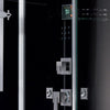 Image of Ariel Platinum DZ960F8 Steam Shower Black, Right 39.4" x 35.4" x 89.2" - Houux