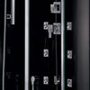 Image of Ariel Platinum DZ960F8 Steam Shower Black, Right 39.4" x 35.4" x 89.2" - Houux