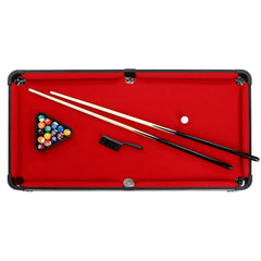 40-in Table Top Pool Table - Red