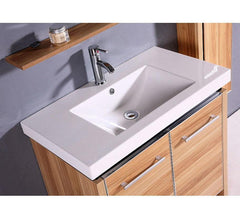 Legion Furniture WTH0932 Sink Vanity With Mirror and Side Cabinet, No Faucet