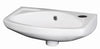 Image of Nuie NCU842 Melbourne 450mm Wall Hung Basin Soft Square, White