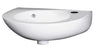 Image of Nuie NCU932 Melbourne 350mm Wall Hung Basin Round, White