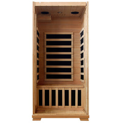 Buena Vista 1-2 Person Hemlock Infrared Sauna w/ 4 Carbon Heaters