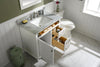 Image of Legion Furniture WLF2224-W-TT 24" White Toilet Topper Cabinet - Houux
