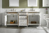 Image of Legion Furniture WLF2280-W 80" White Double Single Sink Vanity Cabinet With Carrara White Quartz Top WLF2280-CW-QZ - Houux