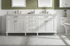 Image of Legion Furniture WLF2280-W 80" White Double Single Sink Vanity Cabinet With Carrara White Quartz Top WLF2280-CW-QZ - Houux