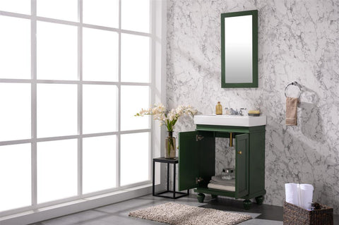 Legion Furniture WLF9324-VG 24" Vogue Green Sink Vanity - Houux