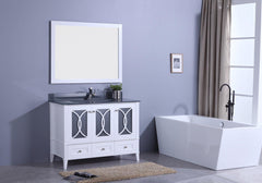 Legion Furniture WT7448-WT Sink Vanity With Mirror, Without Faucet