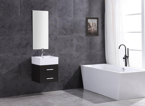 Legion Furniture WT9188-18-PVC 18" Bathroom Vanity Without Mirror, PVC - Houux