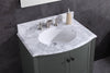 Image of Legion Furniture WT9309-30-PG-PVC 30" Pewter Green Bathroom Vanity, PVC - Houux