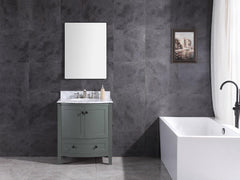 Legion Furniture WT9309-30-PG-PVC 30" Pewter Green Bathroom Vanity, PVC - Houux
