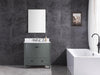Image of Legion Furniture WT9309-36-PG-PVC 36" Pewter Green Bathroom Vanity, PVC - Houux