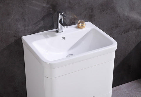 Legion Furniture WT9329-24-PVC 24" Bathroom Vanity With Led Mirror, PVC - Houux