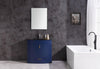 Image of Legion Furniture WTM8130-36-B-PVC 36" Blue Bathroom Vanity, PVC - Houux