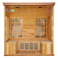 Cedar Elite 4-5 Person Premium Sauna w/ 9 Carbon Heaters
