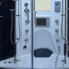 Image of Maya Bath Valencia Steam Shower, White 64" x 64" x 88" - Houux
