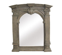 Legion Furniture Mirror Antique Wood LF171AWH - 37.5″ x 49.5″
