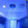 Image of Mesa 9090K Steam Shower 36"L x 36"W x 87"H - Blue Glass - Houux