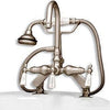 Image of Cambridge Plumbing Clawfoot Tub Porcelain Lever Faucet - English Telephone CAM684D - Houux