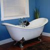 Image of Cambridge Plumbing Cast Iron Clawfoot Double Ended Slipper Tub 71" X 30" DES - Houux