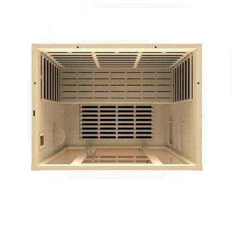 Golden Designs Dynamic "Porto" 3-Person Low EMF Far Infrared Sauna DYN-6315-02 - Houux