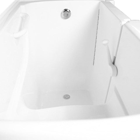 ARIEL Walk-In Whirlpool Bathtub 54" x 30" x 39" EZWT-3054-DUAL - Houux