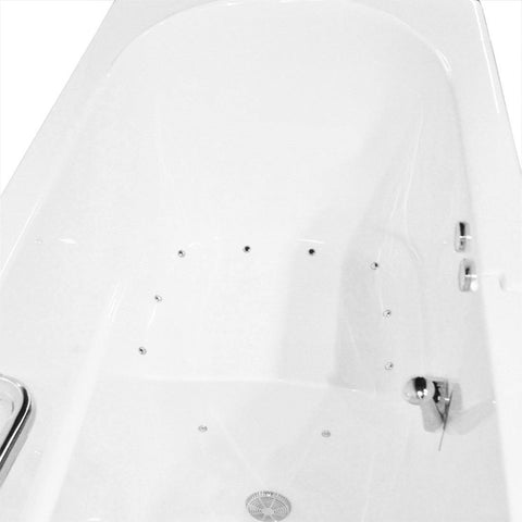 ARIEL Walk-In Whirlpool Bathtub 60" x 30" x 37" EZWT-3060-AIR - Houux