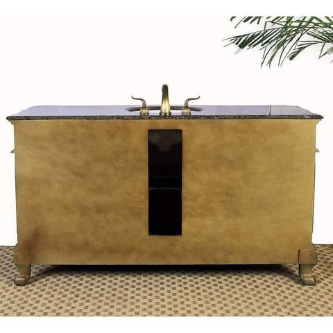 Legion Furniture Single Sink Vanity Traditional Brown 60" LF12 - Houux