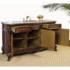 Image of Legion Furniture Single Sink Vanity Traditional Brown 60" LF12 - Houux