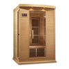 Image of Golden Designs Maxxus 2 Per Low EMF FAR Infrared Carbon Canadian Hemlock Sauna MX-K206-01