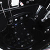 Image of Maya Bath Siena Steam Shower, Black - Left 67" x 51" x 88" - Houux