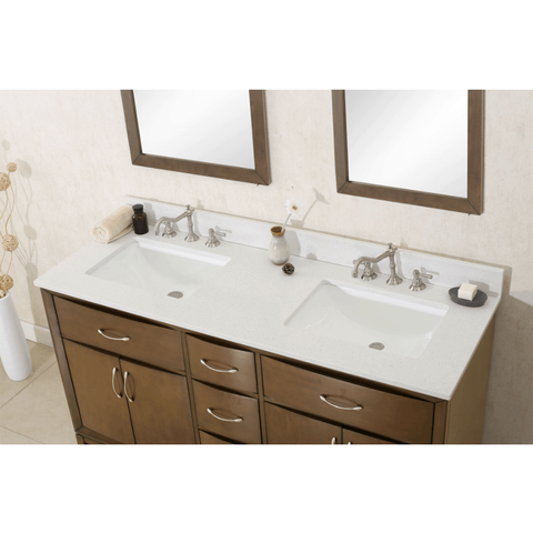 Legion Furniture Unique Bathroom Mirrors and Linen Cabinet Dual Vanity WLF7030-60 - Houux