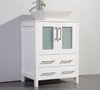 Image of Legion Furniture 24" White Solid Wood Sink Vanity With Mirror WA7824W
