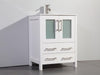 Image of Legion Furniture 24" White Solid Wood Sink Vanity With Mirror WA7924W