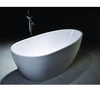 Image of Legion Furniture 68" White Acrylic Tub, No Faucet WE6515