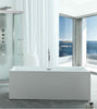 Image of Legion Furniture 67" White Acrylic Tub, No Faucet WE6813b