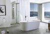 Image of Legion Furniture 67.3" White Acrylic Tub, No Faucet WE6815-L