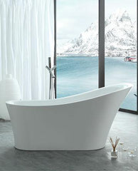 Legion Furniture 67" White Acrylic Tub, No Faucet WE6843