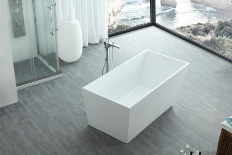 Legion Furniture 69" White Acrylic Tub, No Faucet WE6844