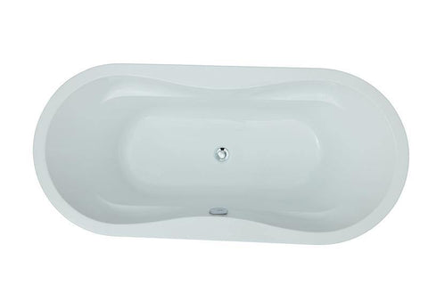 Legion Furniture 66" White Acrylic Tub, No Faucet WE6847