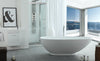 Image of Legion Furniture 75" White Acrylic Tub, No Faucet WE6848