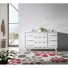 Image of Legion Furniture 60" White Bathroom Vanity Ceramic WH5060 - Houux